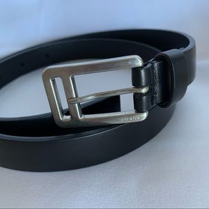 PRADA Black Narrow Leather Women’s Belt ** XS / S **